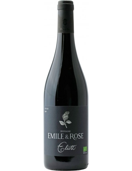 Vin rouge bio "Eliott" 100% Syrah élevé 15 mois en amphore. Domaine Émile & Rose à Corneilhan